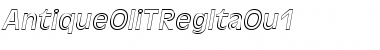 AntiqueOliTRegItaOu1 Regular Font