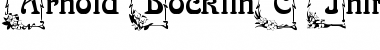 Arnold BocklinC Initial One Regular Font
