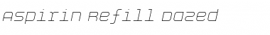 Aspirin-Refill Regular Font