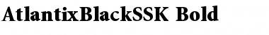 AtlantixBlackSSK Bold Font