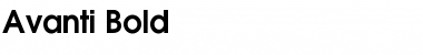 Avanti Bold Font