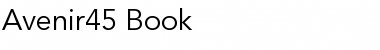 Avenir45-Book Book Font