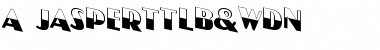 a_JasperTtlB&WDn Regular Font