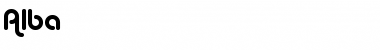 Alba Regular Font