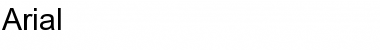 Arial Regular Font