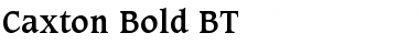 Caxton Bold Font