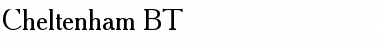 Cheltenhm BT Roman Font
