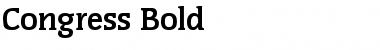 Congress Bold Font