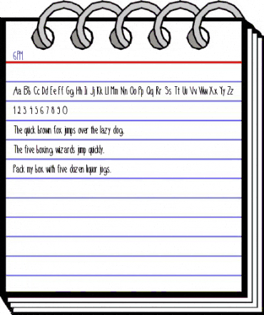 6PM Medium animated font preview