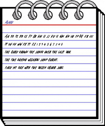 Alask Regular animated font preview