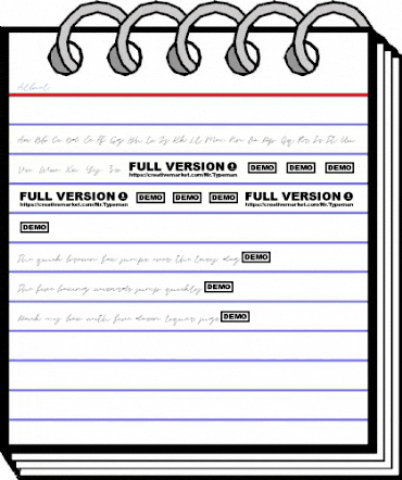 Albiol Regular animated font preview