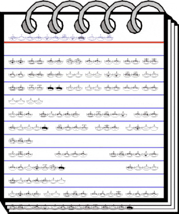 Aliencons two Regular animated font preview