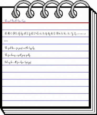 Amazed Breath Regular animated font preview