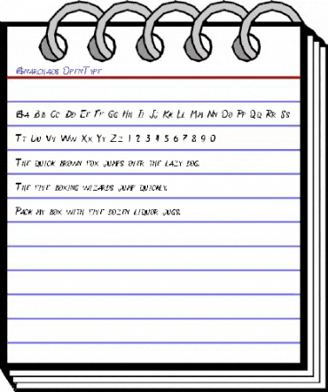 Anarchaos Regular animated font preview