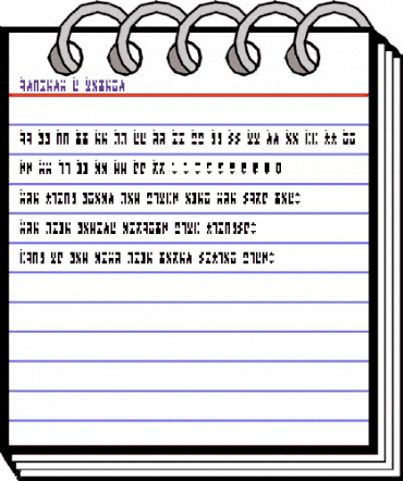 Ancient G Modern Regular animated font preview