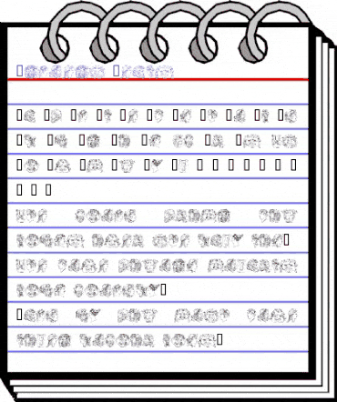 Ancient Heads Regular animated font preview