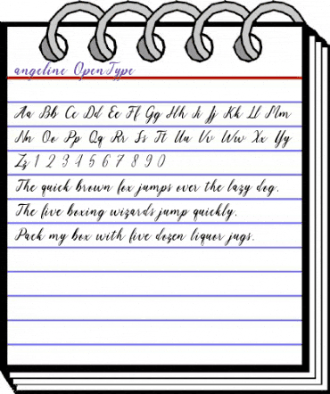 angeline bba key animated font preview