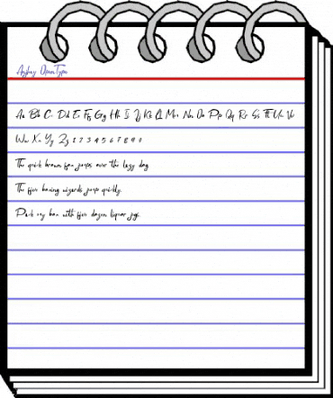 Anjhay Regular animated font preview