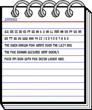 Armenia Regular animated font preview