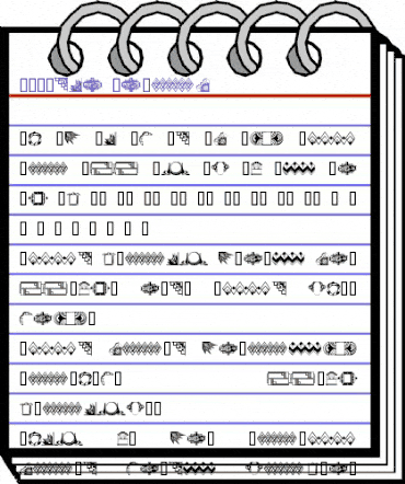 ArtDeco Motif Regular animated font preview