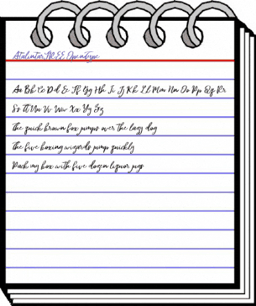 Atalintar FREE Regular animated font preview