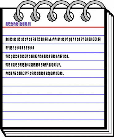 Audience Regular animated font preview