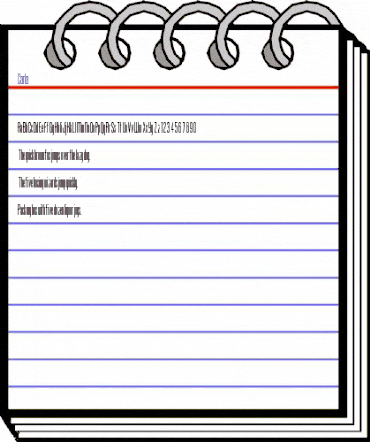 Carla Regular animated font preview