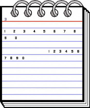 Carre Regular animated font preview