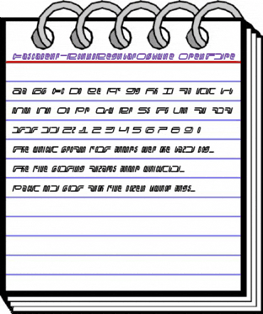 Cascadeur Rnd Italic animated font preview