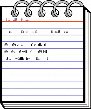 CaslonAlternateSSK Regular animated font preview