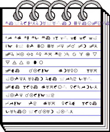 CelticAstrologer Regular animated font preview