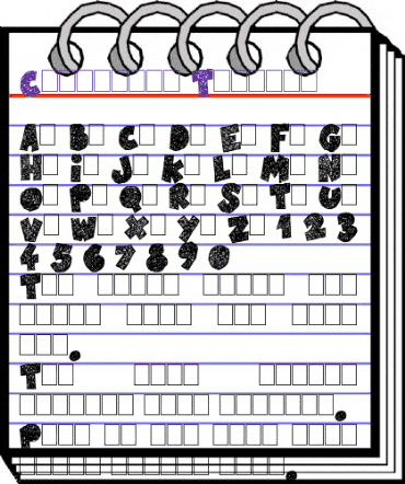 Children's Theater Regular animated font preview