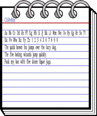 ChillyMoe Regular animated font preview