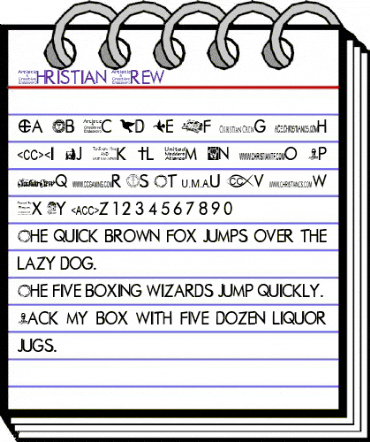 Christian Crew Regular animated font preview