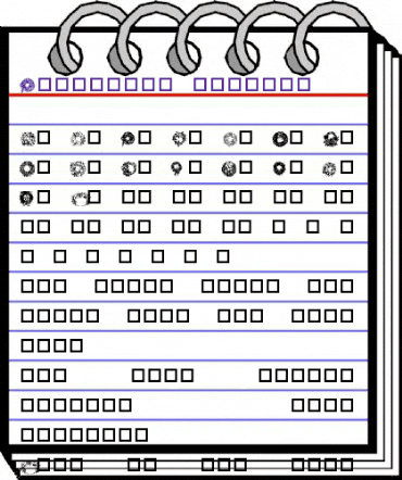 Christmas Wreaths Regular animated font preview