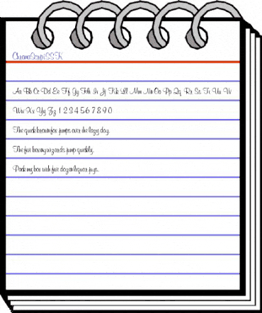 ChromaScriptSSK Regular animated font preview