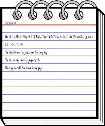 Chrysantin Regular animated font preview