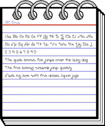 CK Diva Regular animated font preview