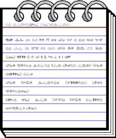 CK Holiday Symbols Regular animated font preview