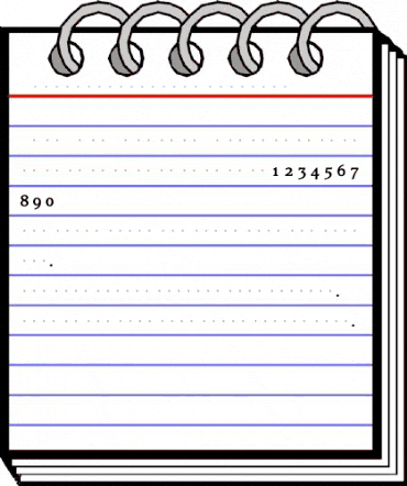 ClaremontMedOSTab Regular animated font preview