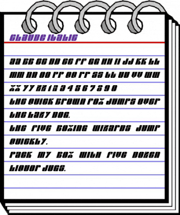 Claude Italic animated font preview