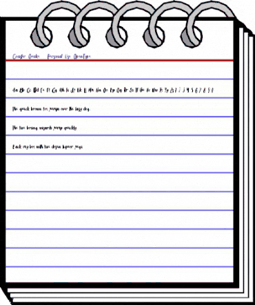 Coaster Quake - Personal Use Regular animated font preview