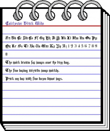 Colchester Black animated font preview