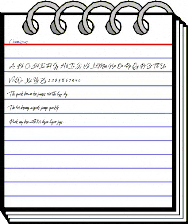 Connoisseurs Regular animated font preview