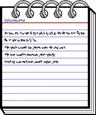 Convalescence Regular animated font preview