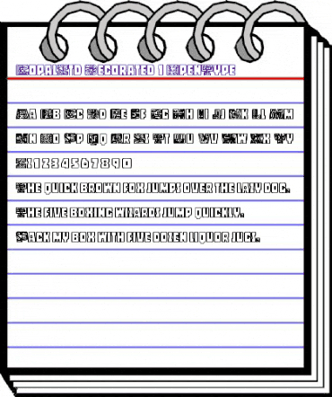 Copal Std Decorated animated font preview