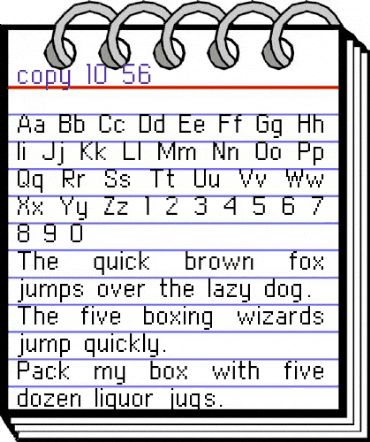 copy 10_56 Regular animated font preview