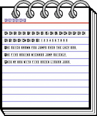 [FoOtY-ScArF] Regular animated font preview