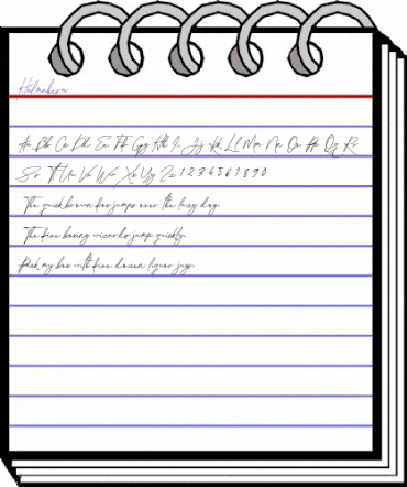 Halmahera Regular animated font preview