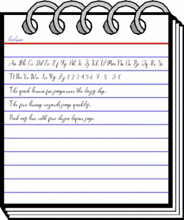 halona Regular animated font preview